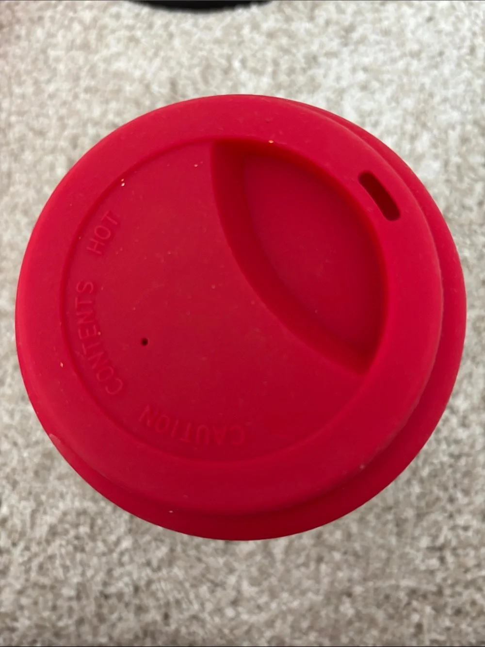 Autumn Pumpkin Travel Mug with Red Silicone Lid